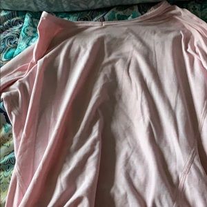 Pink long sleeved shirt